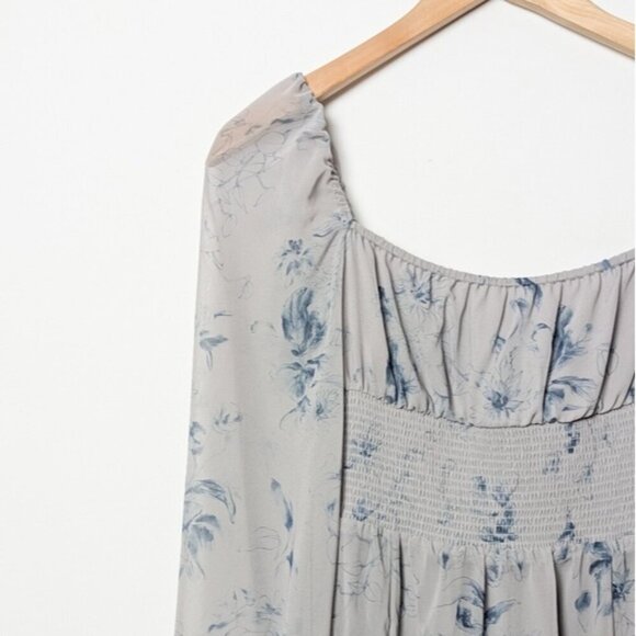 NWT Wilfred Bella Slit Dress Midi Floral ARITZIA XS - Picture 10 of 12